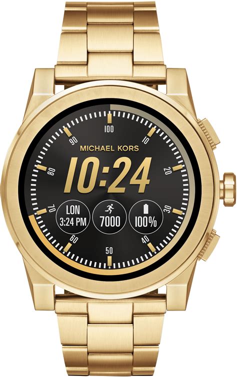 michael kors grayson smartwatch gold